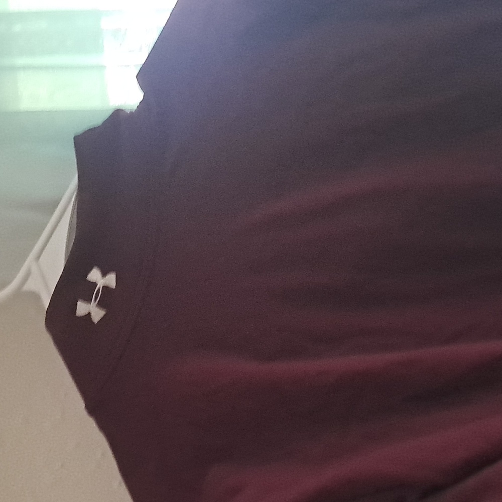 Under Armour maroon long sleeve